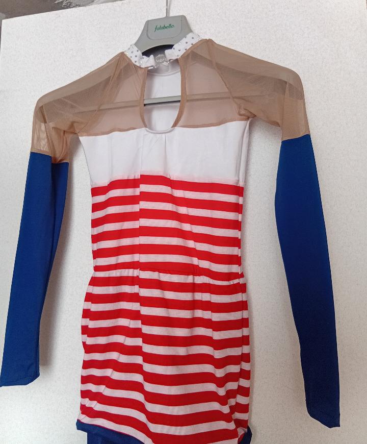 Enterito Rayas Rojas Talla 14-16