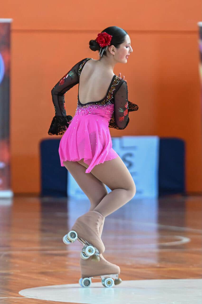 Malla Fucsia Estilo Español Competencia Talla S