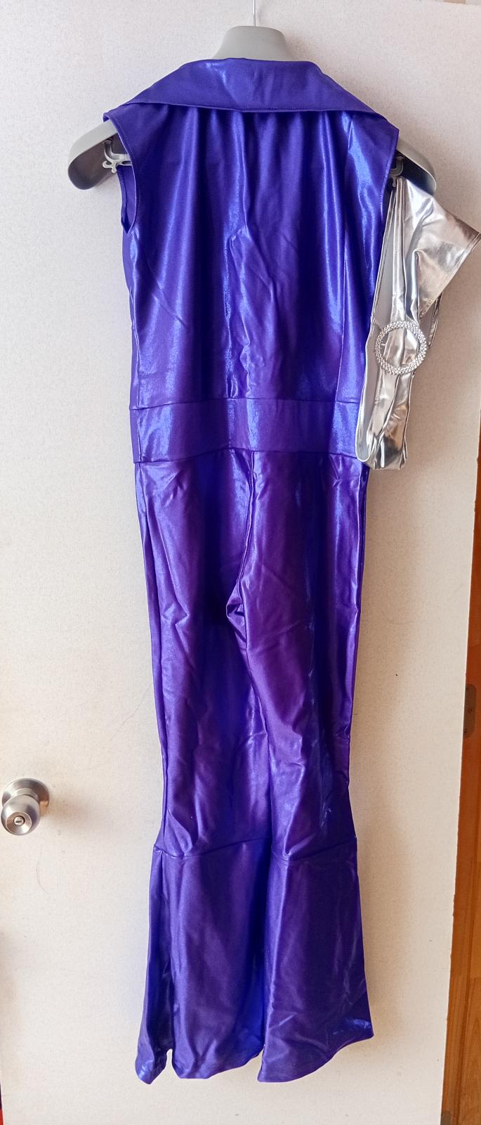 Enterito Groovy 70s Morado Talla XS-S