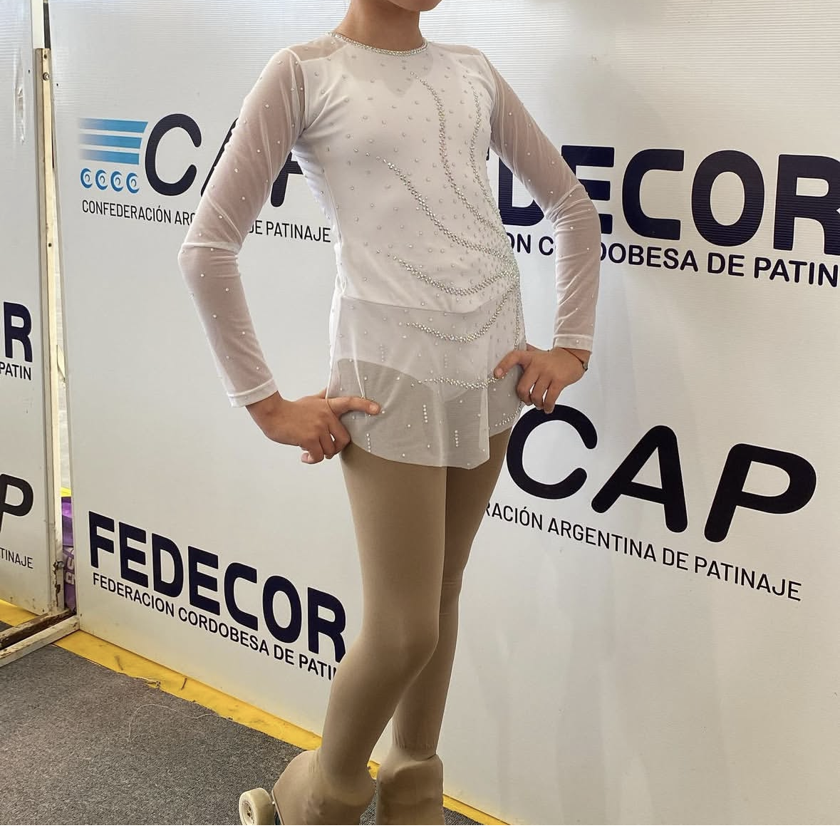 Malla Blanca Competencia Talla 10-12