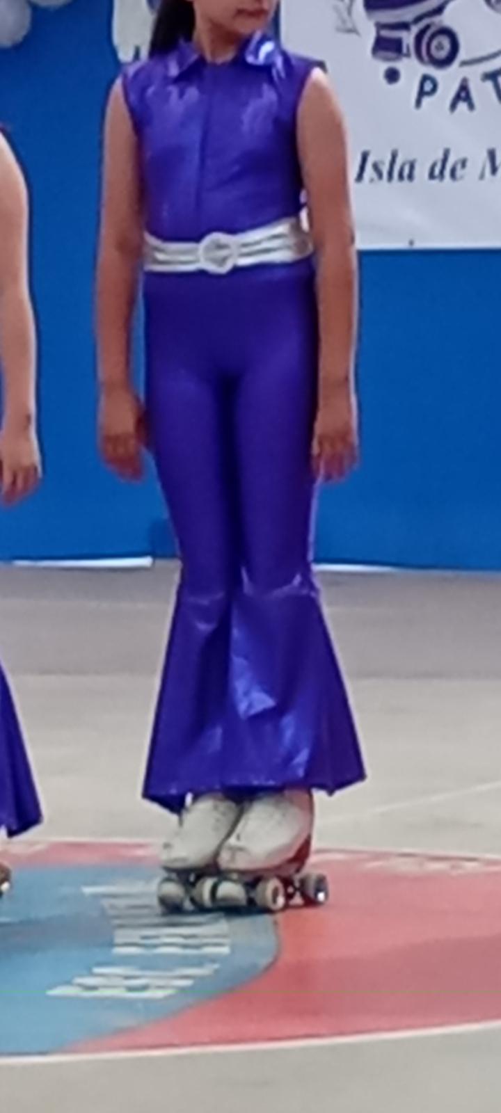 Enterito Groovy 70s Morado Talla XS-S