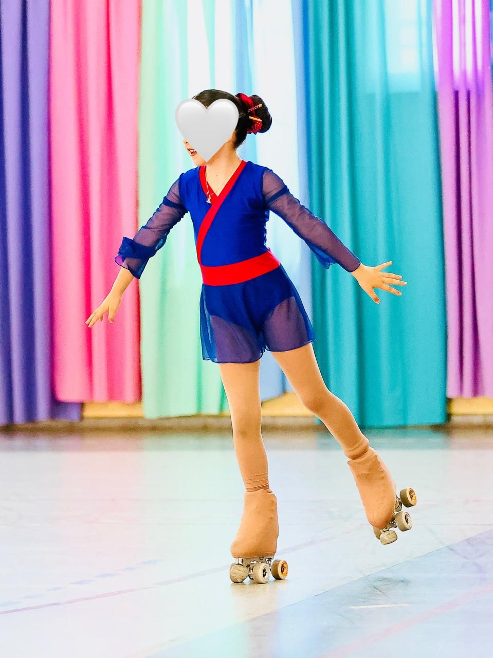 Malla Azul Estilo Japones Competencia Talla 10-12