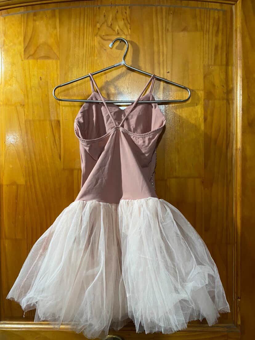 Malla Tutu Rosada Pastel Vals Talla XS