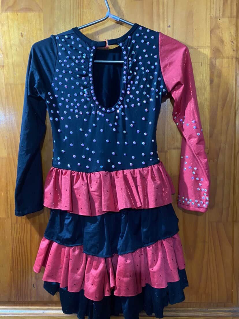 Malla Morada con Fucsia Flamenco Talla 12