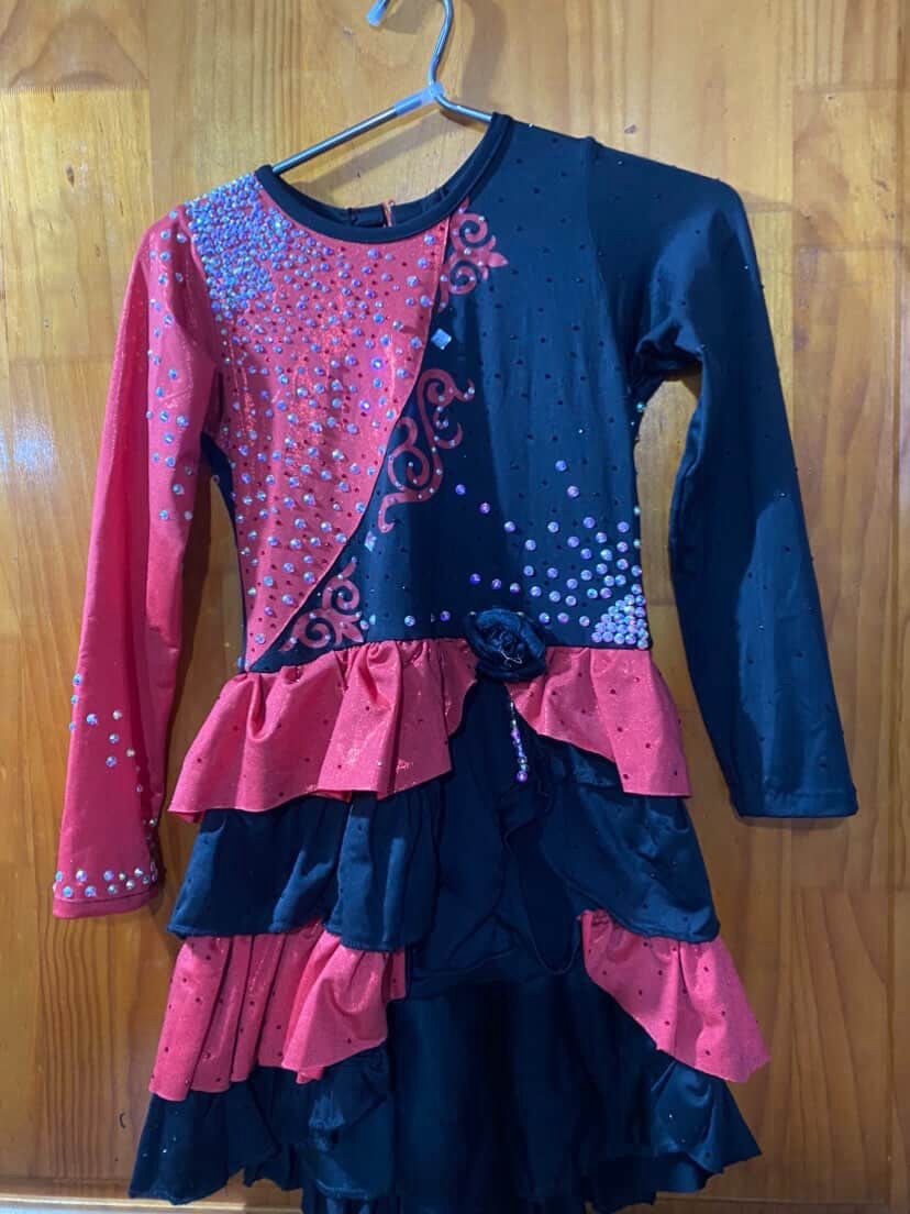 Malla Morada con Fucsia Flamenco Talla 12