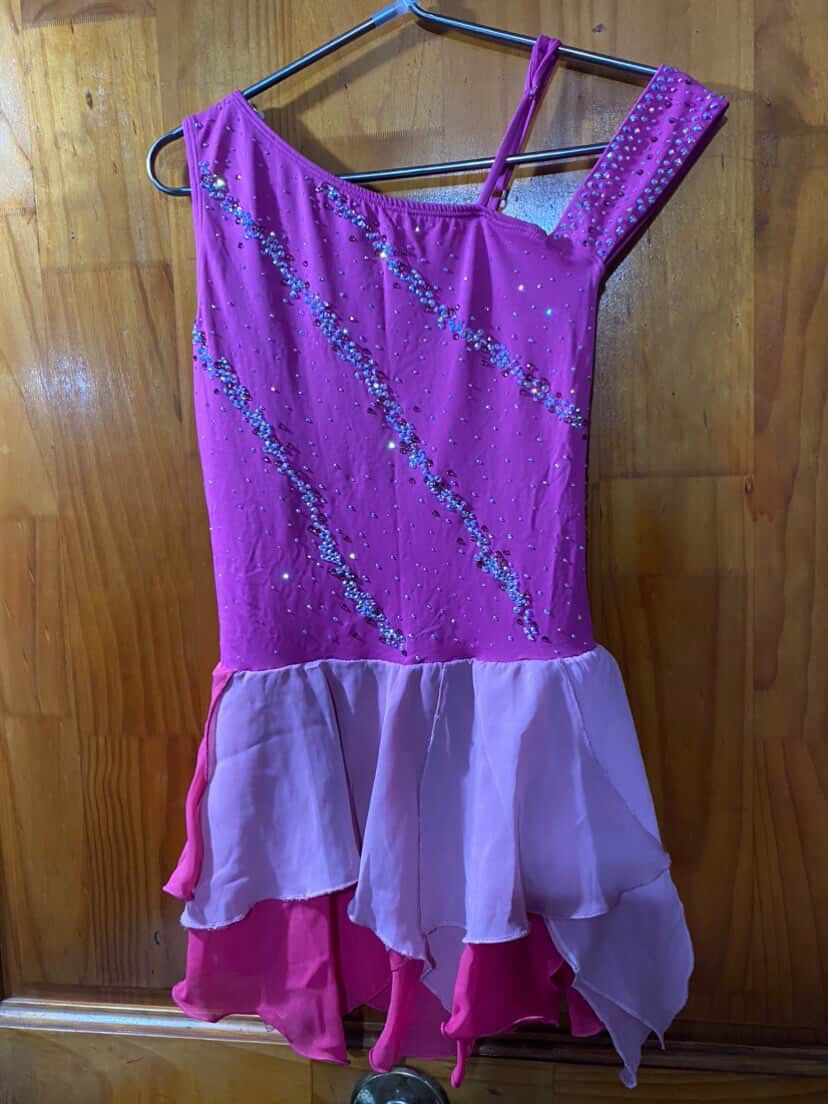 Malla Morada con Flores Competencia Talla S