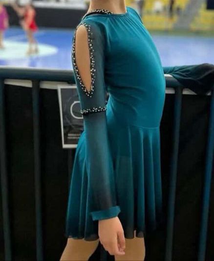Malla Verde Petroleo Competencia Talla 10-12