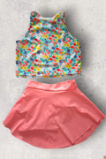 Conjunto Coral Floreado Talla 6